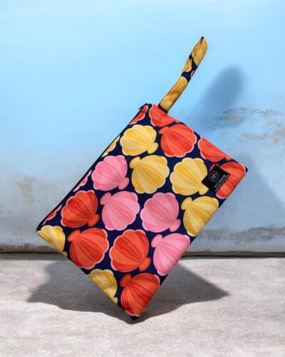 Τσάντα Χειρός Χειροποίητη 'Colourful Shell'