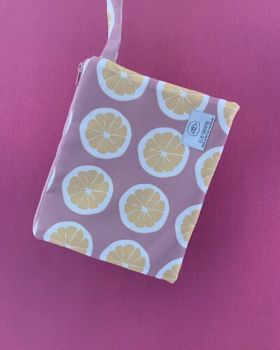 Τσαντάκι Χειρός Χειροποίητο 'Lemons Pouch Bag'