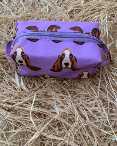 Χειροποίητο Τσαντάκι Νεσεσέρ 'Purple Dogs'