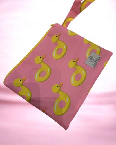 Τσαντάκι Χειρός Χειροποίητο 'Ducks Pouch Bag'