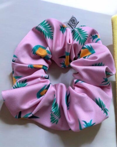 Σούρα Μαλλιών Χειροποίητη 'Pink Pineapple'