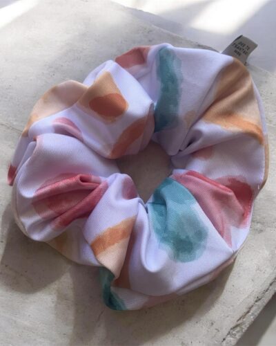 Σούρα Μαλλιών Χειροποίητη 'Colourful Hearts'