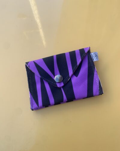 Πορτοφολάκι Χειροποίητο 'Purple Animal Print'